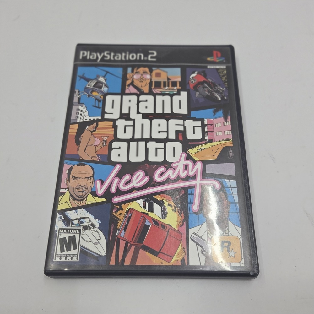 Grand Theft Auto: Vice City (Sony‎ PlayStation 2, 2002)